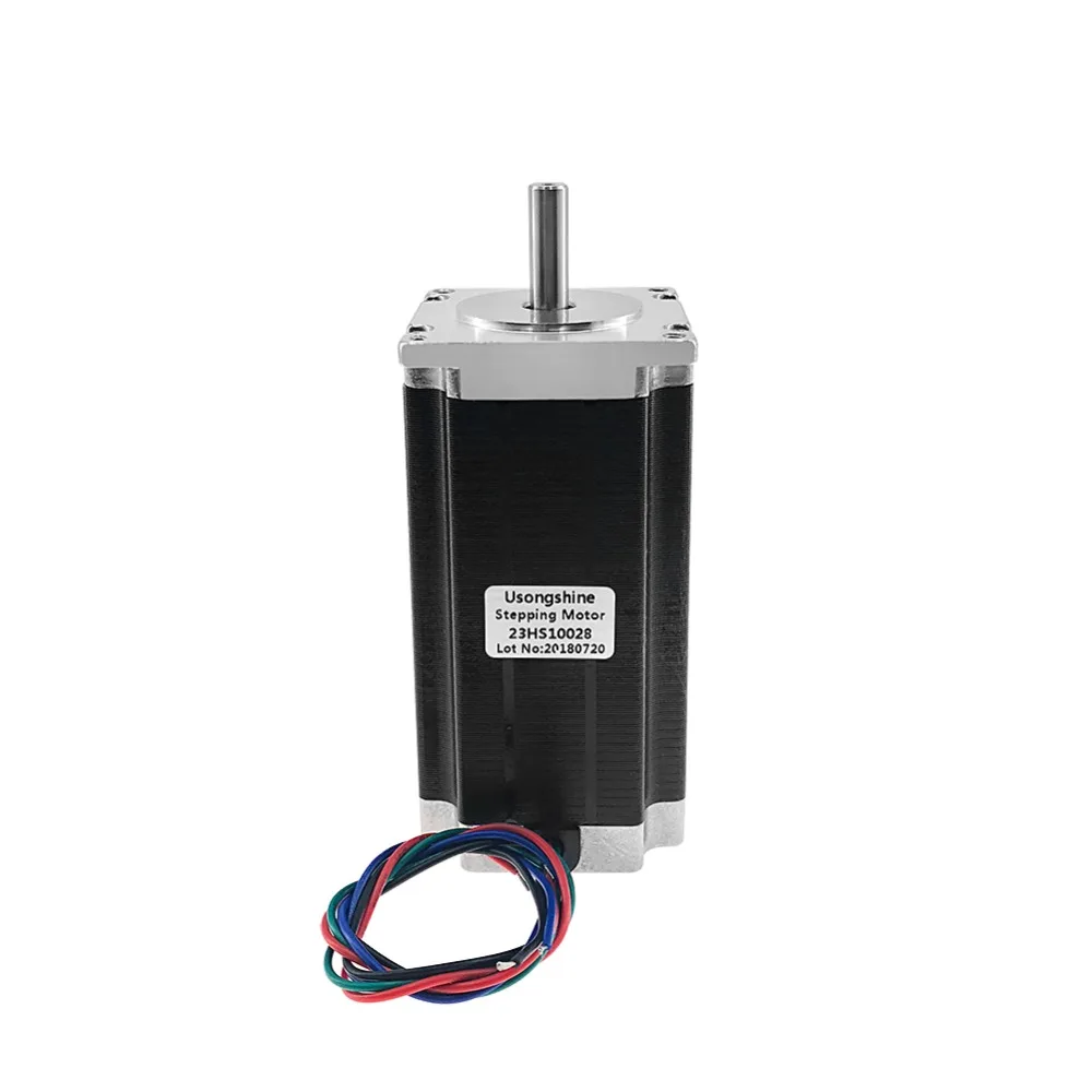 Шаговый электродвигатель Nema 23 23HS10028 с 4 выводами 57 моторов NEMA23 2 8 А CE ROSH ISO CNC для 3D