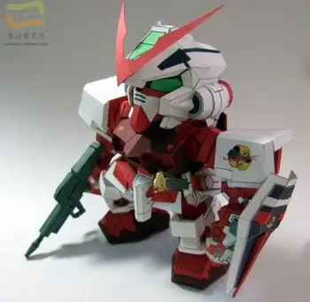 

SD Gundam Series MBF-P02 Heredhead 3D Paper Model DIY Handmade Paper Die