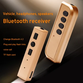 

Bluetooth Aux 3.5mm Jack Bluetooth Car Kit Hands Free Music Audio Receiver Adapter Auto for Speaker Car Accessories