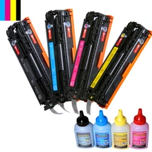 Совместимость cb540a cb540 540a 540 125a cb541a cb542a cb543a color тонер-картридж для hp laserjet cp1215 cp1515n cp1518ni cm1312