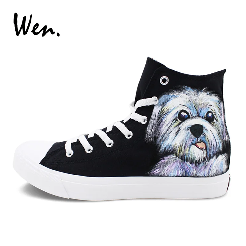 shoes with dog design