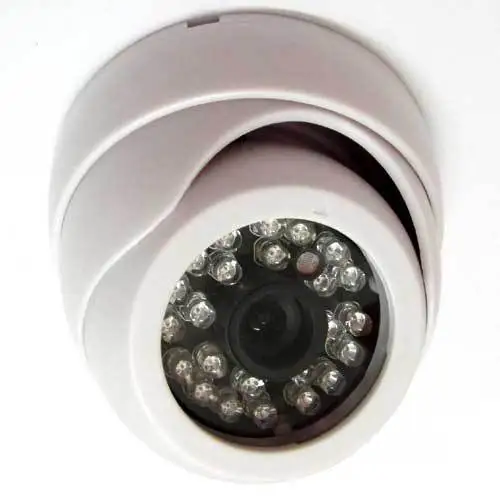 ФОТО 1 3 540TVL SONY CCD Color CCTV Indoor Dome Security Camera 24 IR LEDs Day Night Surveillance system