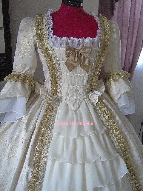 custom made 1700 s vestido 1770 s maria antonieta colonial vestido
