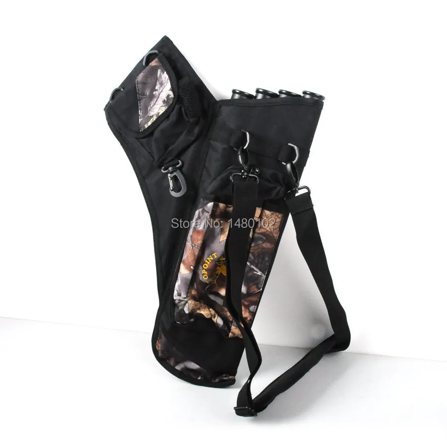 Free shiping 4 tubes camo waterproof waist hip designed archery arrow