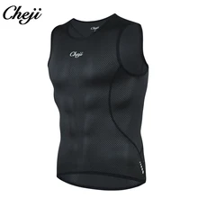 CHEJI муж. Бег Велоспорт спортивный бюстгальтер тугие рубашки без рукавов бег футболка Спортивная безрукавка Baselayer быстросохнущая