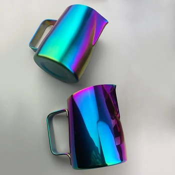 Coffee Pitcher 450ML Stainless Steel Milk Frothing Jug Mugs Espresso Coffee Pitcher Barista Craft Frothing Jug