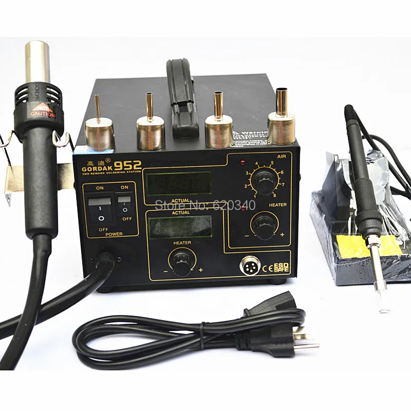 aliexpress buy gordak 952 smd rework station desoldering station air gun heat gun aliexpress buy gordak 952 smd rework station desoldering station air gun heat gun