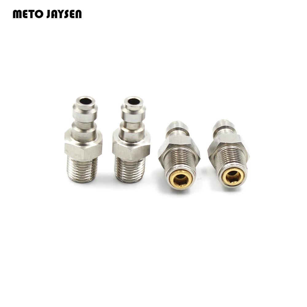

PCP Airforce Paintball Stainless Steel Quick Coupler Connector M10*1 8MM Male Plug For Air Socket Connection QP002 3PC/1 Lot