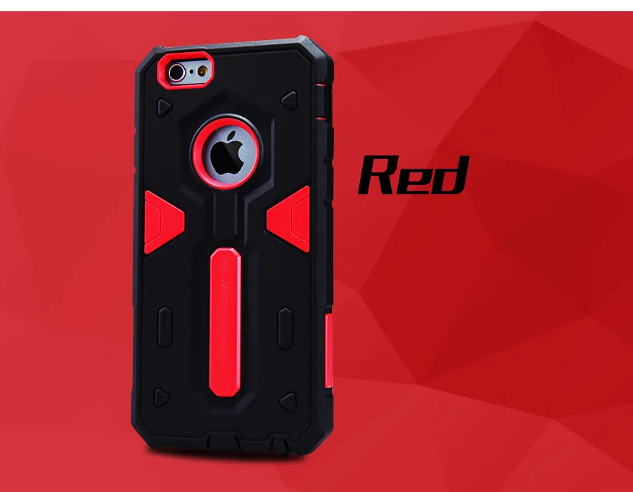 1 шт. крышка для apple iphone 6/6s hard case nillkin defende 2-го поколения жесткий тонкий чехол hoesje |