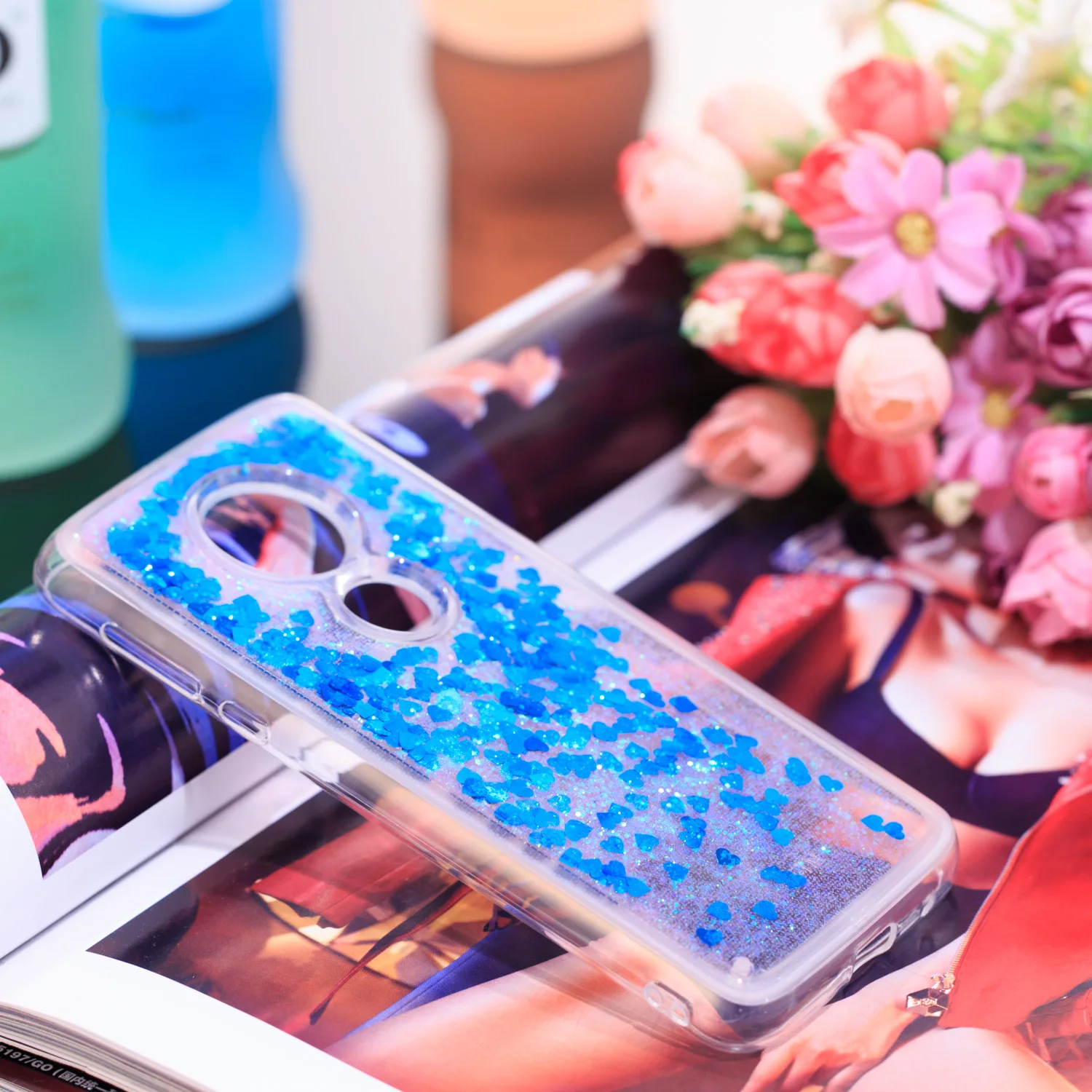 Чехол для телефона Motorola Moto E5 E 5 XT1944 3 мягкий Блестящий динамический жидкий зыбучий