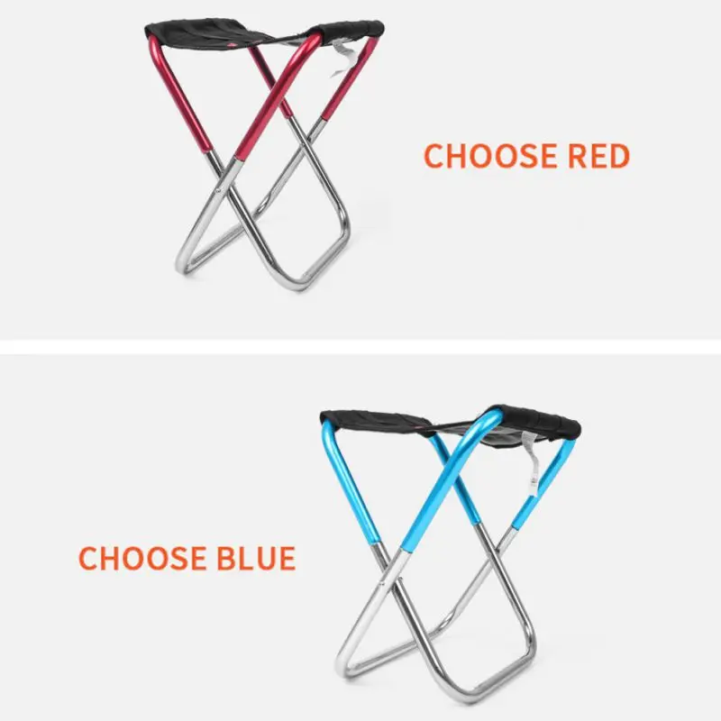 

Portable Folding Aluminum Camping Chair Oxford Cloth Foldable Ultralight Fishing Chair Seat Outdoor Leisure Picnic Beach Pro