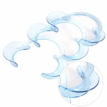 20 шт./компл. прозрачный C-type стоматологическое устройство вытягивания и надрезания одноразовые отбеливание зубов губ Рот открывалка Чик Стоматологическая Интраоральная рот расширителей