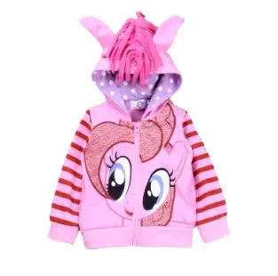 Детская куртка с милой пони для девочек Детские жакеты куртки и другая верхняя одежда Meninas весенне-осенние куртки DS40 - Цвет: 3