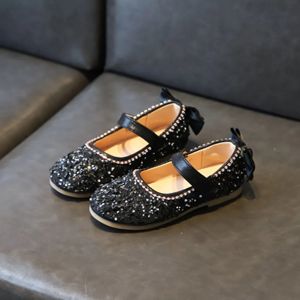 Детская повседневная обувь для маленьких девочек с украшением в виде кристаллов; новая детская обувь для мальчиков и девочек; одежда для принцесс