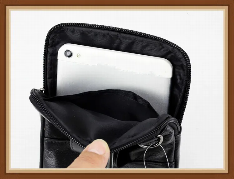Сумка из натуральной кожи с зажимом для ремня, поясная сумочка, чехол для Oukitel WP2, водонепроницаемая сумка 6," для телефона, сумки