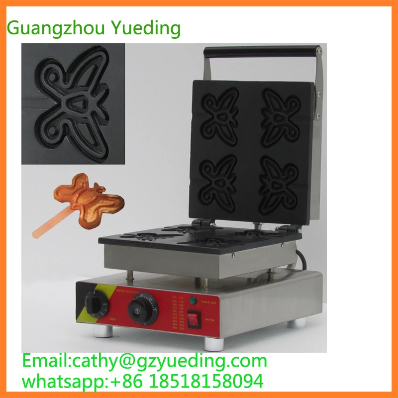 

commercial Butterfly shape of waffle maker machine /waffle maker