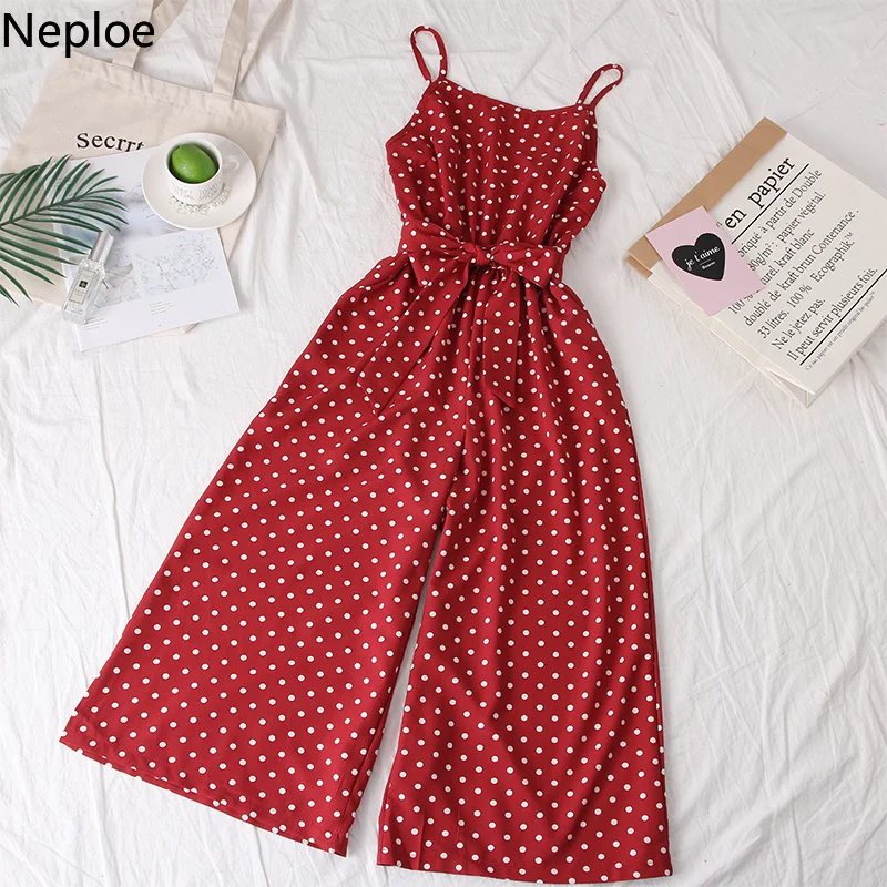 Neplos 2019 летний женский праздничный повседневный комбинезон до середины икры с
