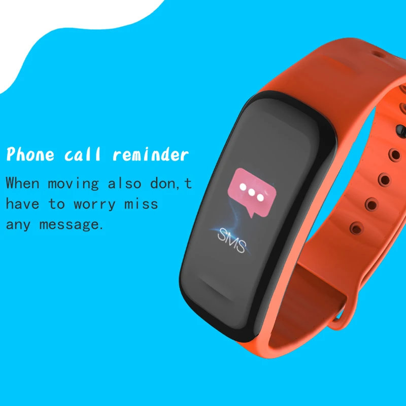 Greentiger C1 Smart Band VS C1 Plus Smart Bracelet Fitness Tracker Waterproof Heart Rate Monitor Blood Pressure Smart Wristband