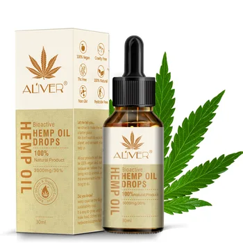 

ALIVER New 30ml Essential Oils Organic Hemp Seed Oil Herbal Drops Body Relieve Stress Oil Skin Care Help Sleep