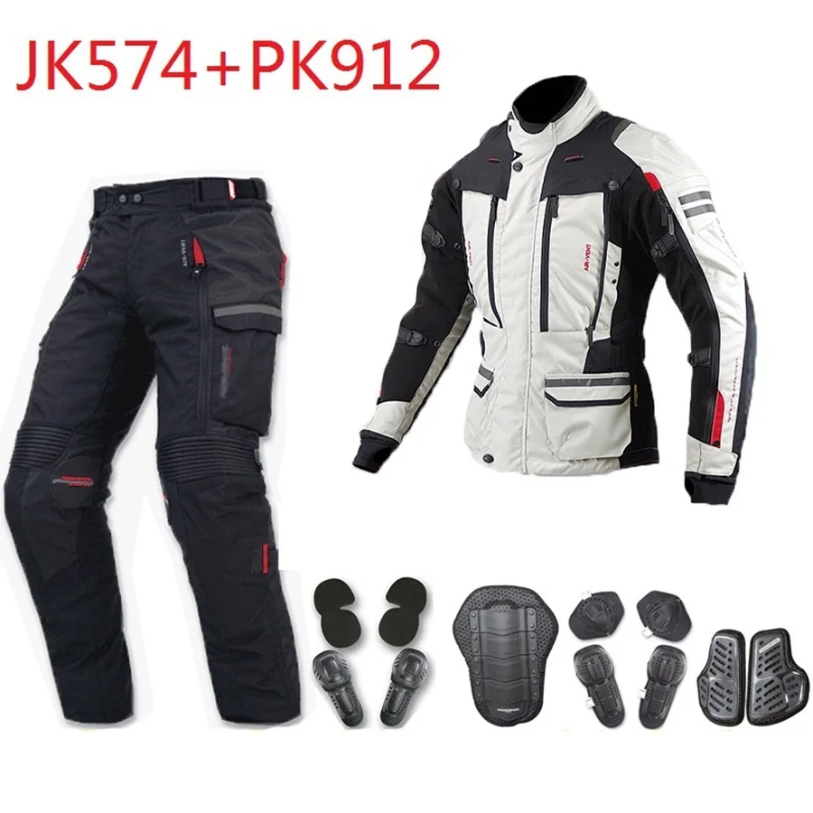 

Free shipping 1set Motorcycle Motorbike Touring Textile Cordura Waterproof Windproof Keep Warm Motorcycle Jacket and PantJacket
