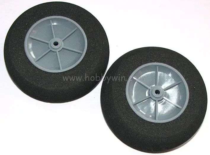 D100x4xH30mm EVA губчатая шина и пластиковые ступицы колеса RC модель самолета шасси