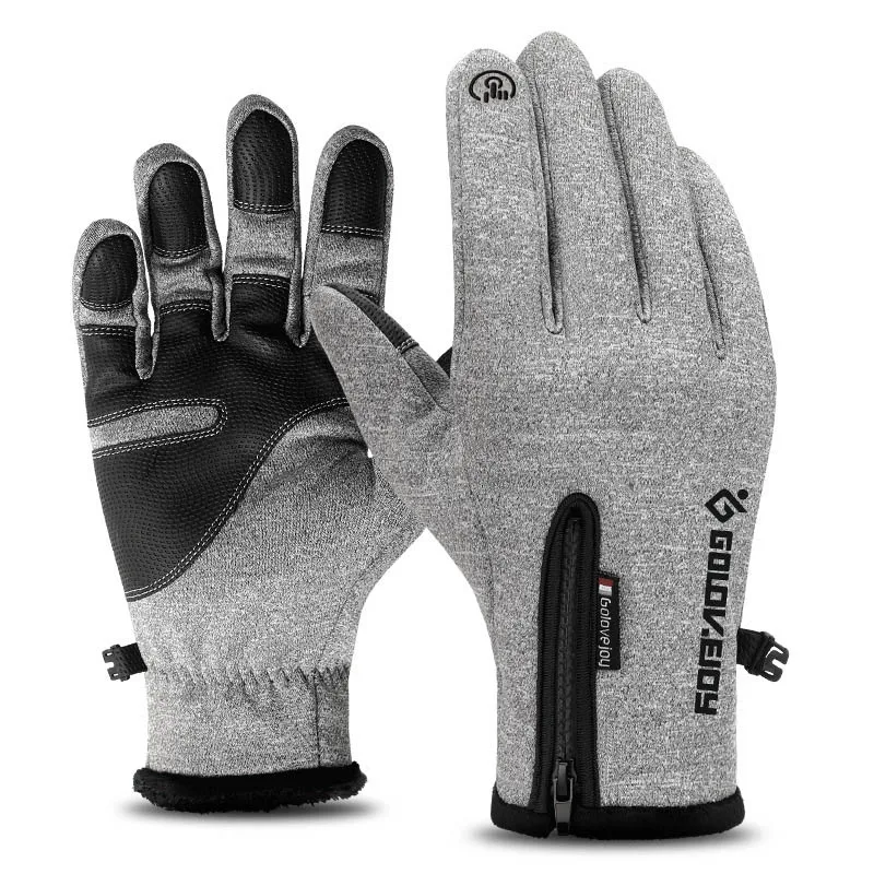 Теплые зимние перчатки для сенсорного экрана водонепроницаемые ветрозащитные велосипедные перчатки для альпинизма лыжные перчатки