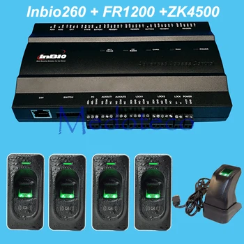 

INBIO260 Two-door Two-Way fingerprint Access control panel fingerprint reader FR1200 Fingerprint Door Access Control System