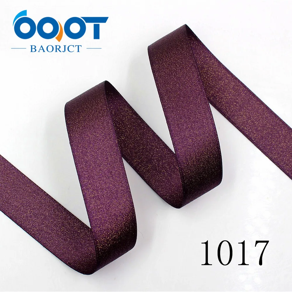 Двухсторонняя Золотая лента OOOT BAORJCT 1712292 25 мм 10 ярдов термотрансферный принт