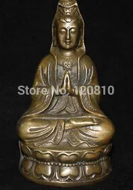 

Tibetan Buddhist Goddess of Mercy statue on copper goddess Details