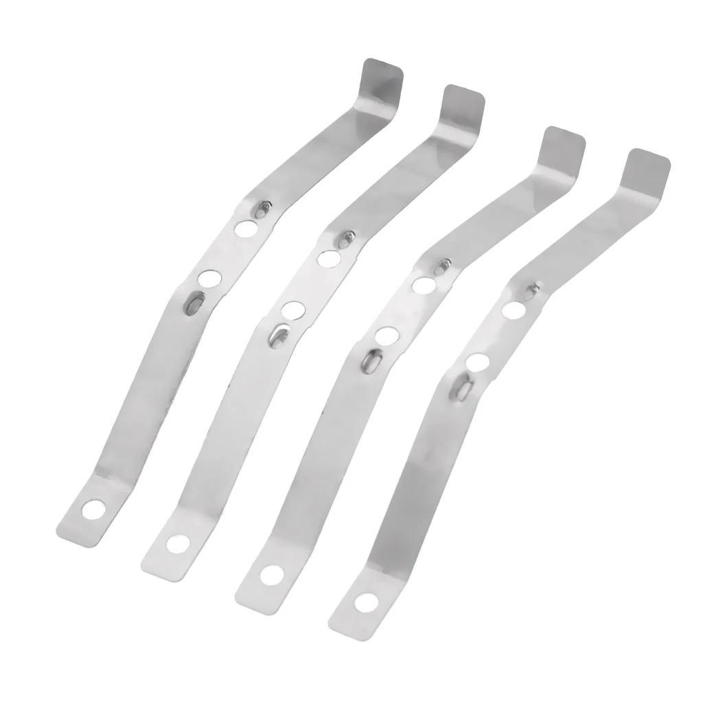 4 Pieces Metal Leaf Spring Suspension for WPL B14 B24 C14 C24 Off-road Truck