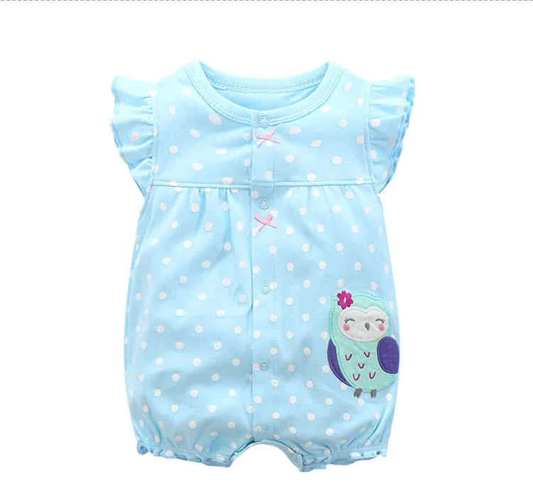 2018 summer baby girl clothes one-pieces jumpsuits baby clothing , cotton short romper infant boys clothes roupas menina 13