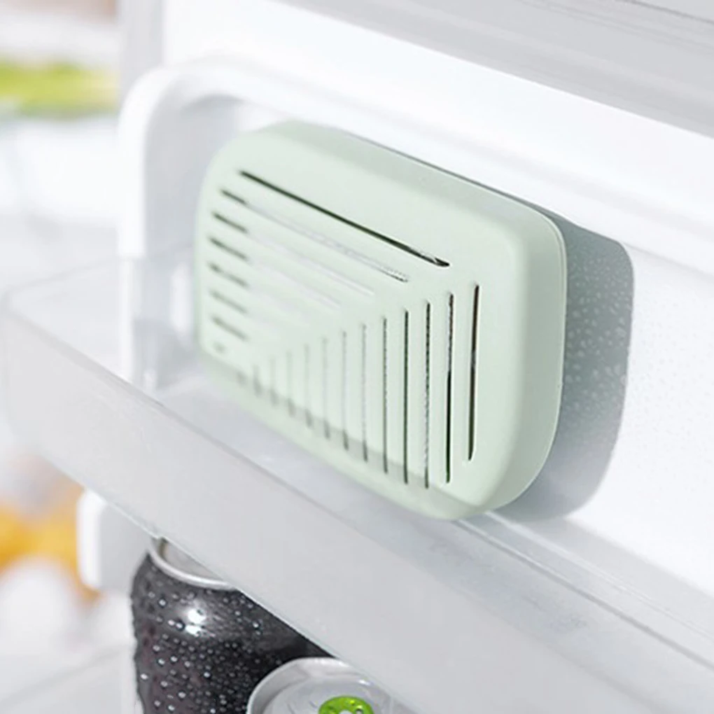 1 шт. форма зеленого листа холодильник свежего воздуха коробка очиститель угольный дезодоратор для поглощения освежитель устраняют