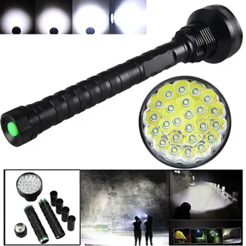 

MUQGEW High Quality 32000LM 24x XML T6 LED Flashlight 5 Modes Torch 26650/18650 Camping Lamp Light 2017 Newest