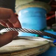 8 мм, 5 м/80 м/160 м 7X19, 304 трос из нержавеющей стали более мягкий рыболовный трос для троса