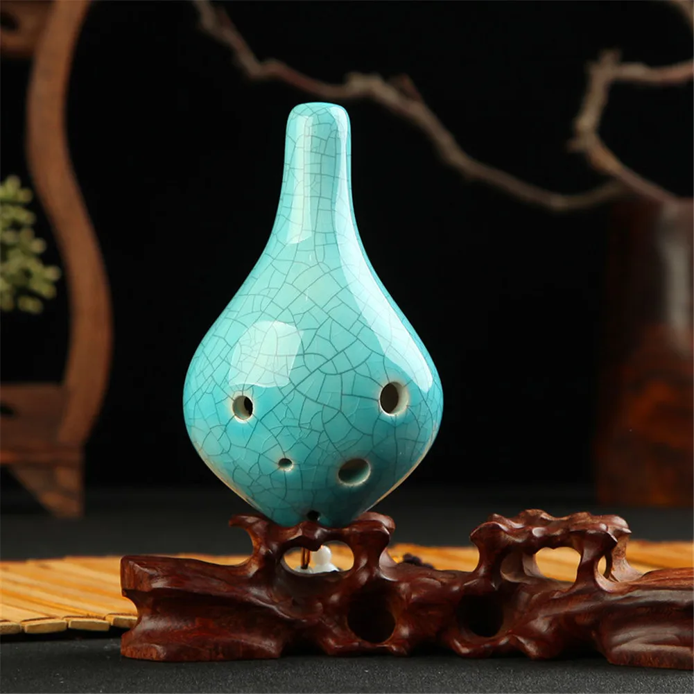 

High Quality Ceramic Pottery Ocarina Flute Zelda Alto C AC Vintage Ceramics Professional Musical Woodwind Orff Instrument