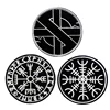 Embroidered Viking Compass Lunavin Odin Rune Vegvis Is A Tactical Patch Morale Armband Hook Paste Badge Denim Clothes Backpack ► Photo 1/6