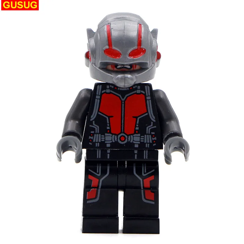 

GUSUG Individual 100pcs Ant man Jacket Marvel Avengers Antman Final battle Collection Children Gift baby toys