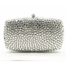XIYUAN бренд С кристалалми и стразами вечерние сумочки-клатча Свадебная вечеринка выпускного вечера банкета клатч кошелек барсетки для Вечер Сумочка Черный