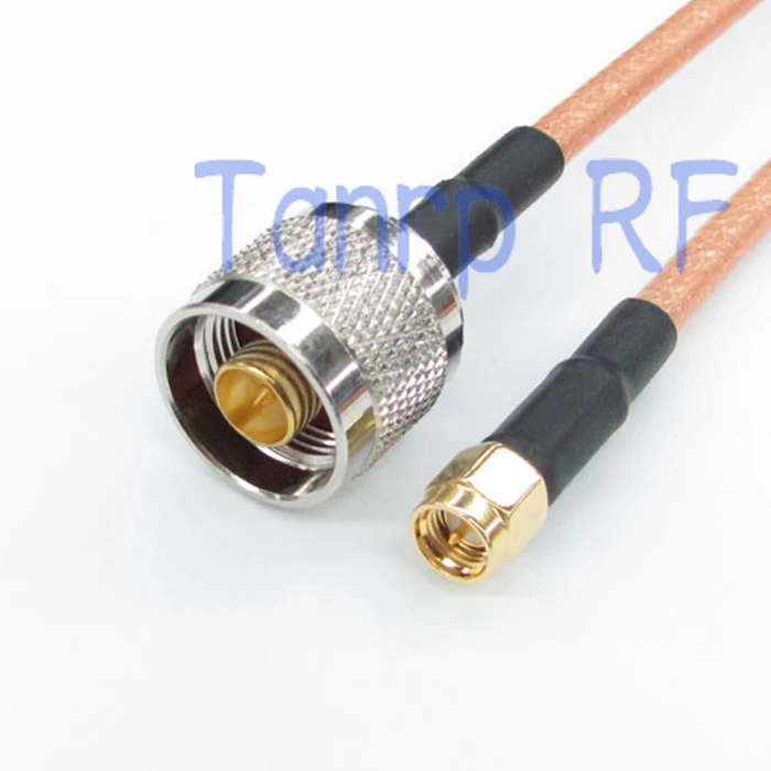 

1pcs 3feet RG142 1M Pigtail jumper coaxial cable N male to SMA male plug RF connector adapter wholesale
