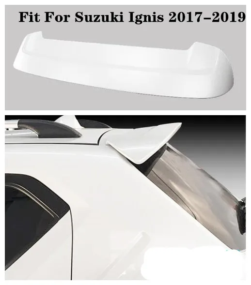 

High quality ABS Paint Car Rear Trunk Lip Spoiler Wing Fit For Suzuki Ignis 2017 2018 2019 BY EMS