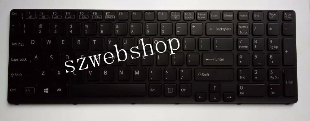 

New for SONY Vaio SVE171 SVE17 SVE171A11M SVE17A1M6E/W Backlit English US laptop Keyboard black