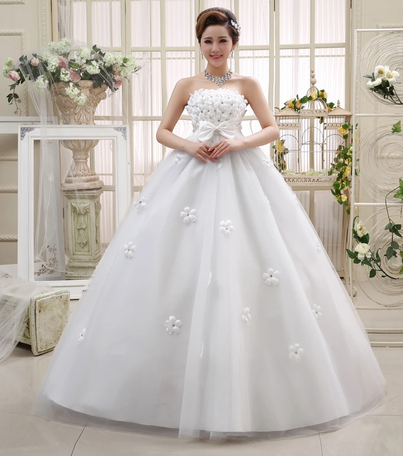 2017 New Wedding Dress High Quality Strapless Pregnant Bride 2017 New Wedding Dress High Quality Strapless Pregnant Bride Dresses Fashion Vestido De Noiva Vestidos Novia In From
