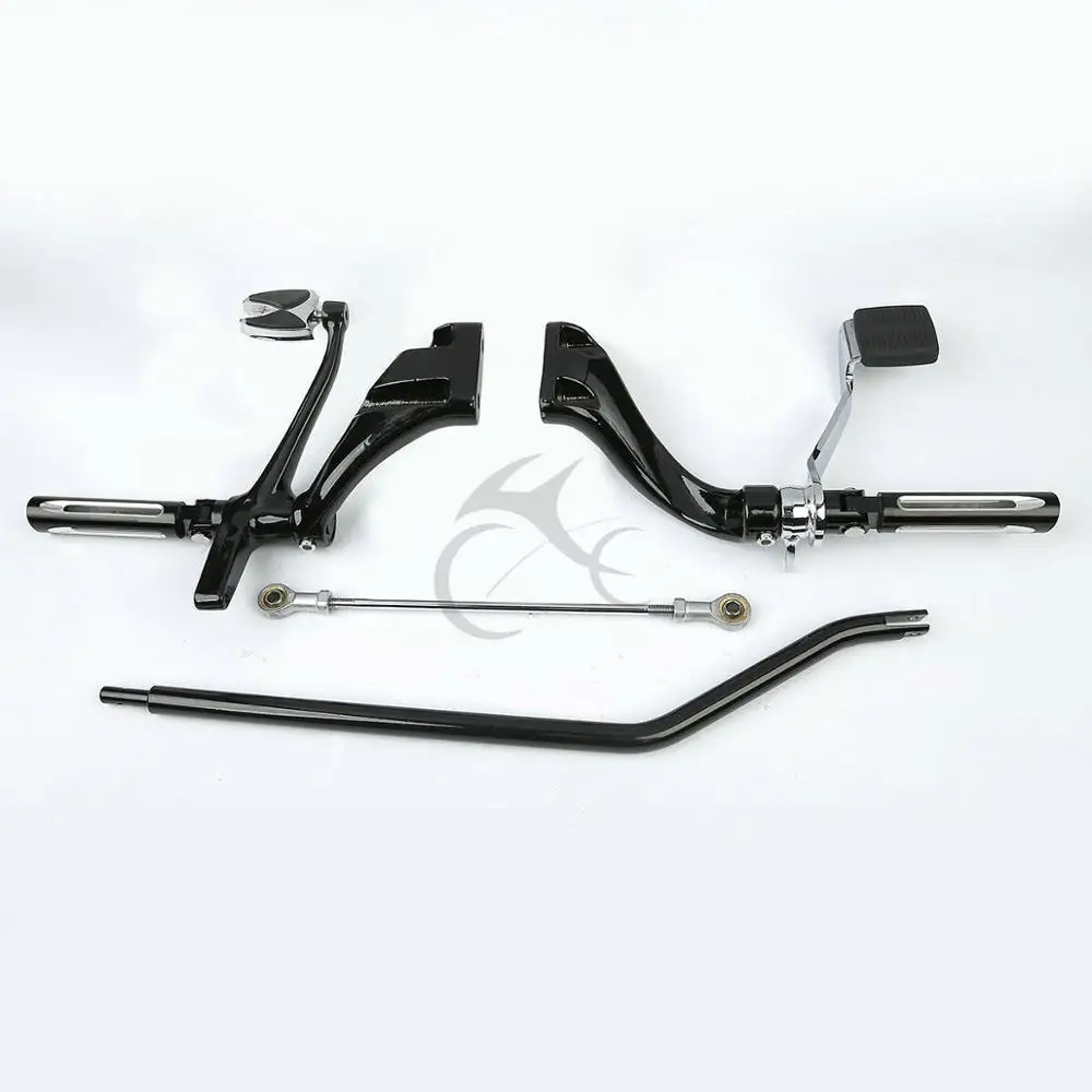 

Motorcycle Black Footpeg Extended Forward Control For Harley Sportster 883 1200 Iron 2014-2018 17 16