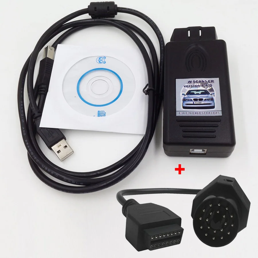 OBD2 20Pin до 16PIN диагностический кабель адаптера передачи данных для BMW 1.4.0 сканер ECU EEprom сканирование/запись диагностический инструмент