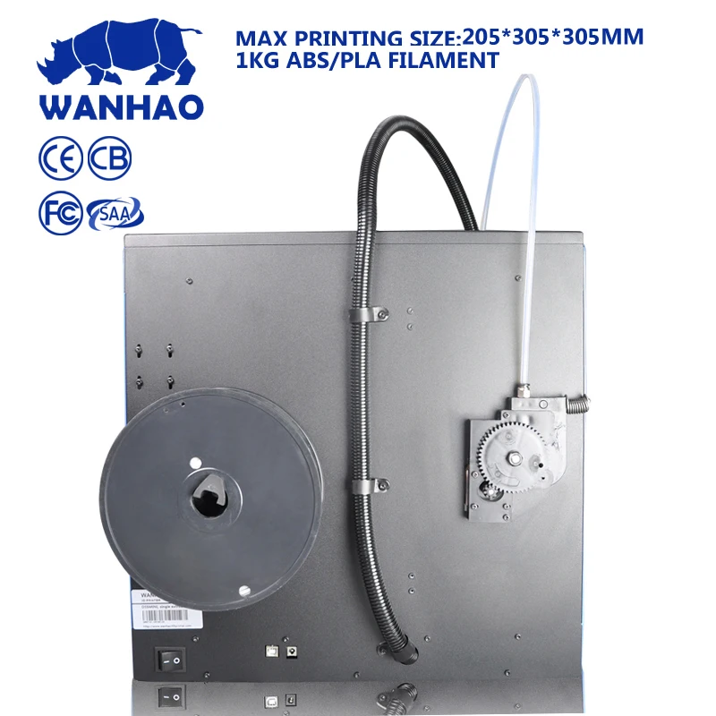 Китайский поставщик Wanhao D5S мини 3D Цвет лазерный принтер машина комплект с PLA ABS Нити низкая Заводская цена высокое качество