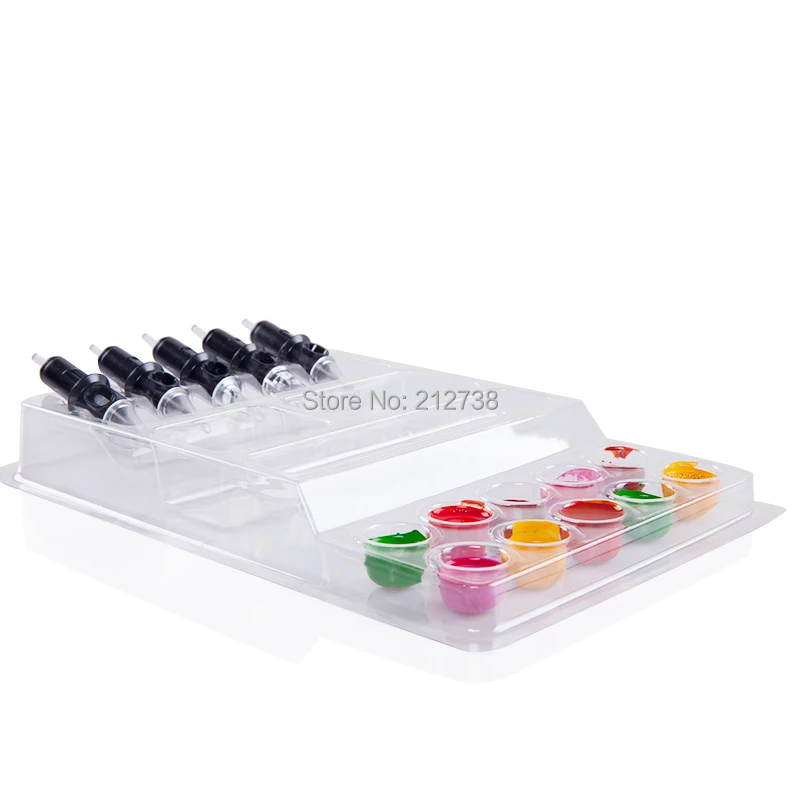 

Disposable Plastic Tattoo Needle Cartridge Holder Stand 25 Trays Clear Color