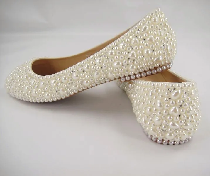 white shoes with pearls