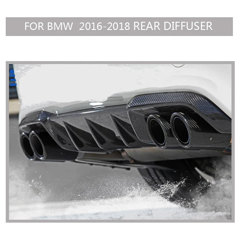 

f87 Carbon m2 Bumper For bmw m2 2016-2018 2PCS Car Sticker Front Bumper Splitter Fins Body Spoiler Canards Case