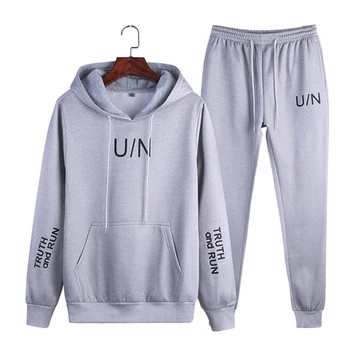 

Tracksuit Men New Spring Autumn Man Fashionable Sportswear Suits Fitness Hoodies Sets Casual Male Clothes 2 PC Sweatshirt+Pants