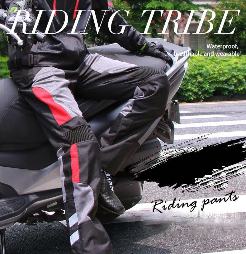 Мотоциклетные велосипедные сетчатые брюки для мужчин мото Защитное снаряжение для верховой езды брюки водонепроницаемый дышащий мотоцикл Мотокросс Гонки брюки